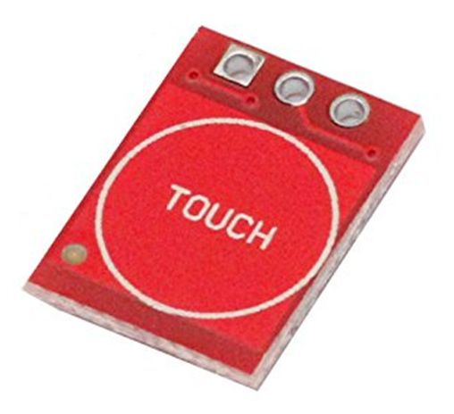 Capacitive Touch Sensor module 1 knop klein rood TTP223